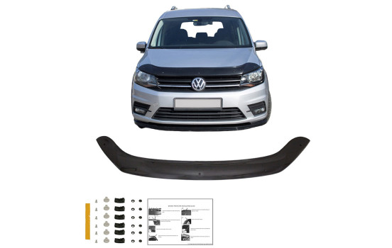Oneway Bonnet protector (stone chip cover) Volkswagen Caddy MK4 2015-2020 - Glossy black, Image 4