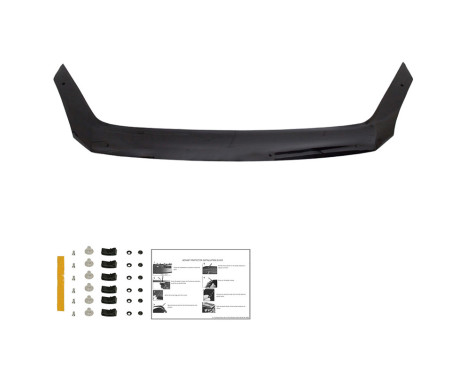 Oneway Bonnet protector Volkswagen Crafter MK1 & MK1 Facelift 2006-2016 - Glossy Black, Image 3