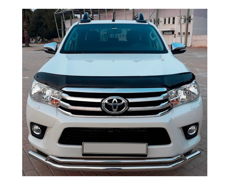 Oneway Hood Protector (Stone Chip Cover) Toyota Hilux 8th Gen. 2015-2020 - Glossy Black, Image 2