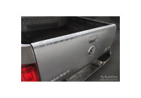 Aluminum Pickup Tailgate protective strip suitable for Volkswagen Amarok 2010 - Silver