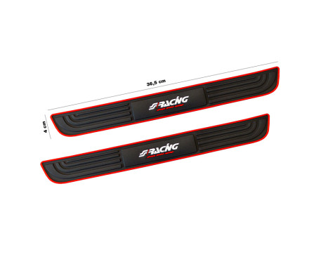 Simoni Racing Rubber Door Sill SRacing - 365x40mm - Set of 2 pieces, Image 3