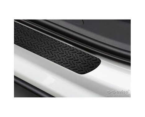 Universal Door Sills 'Riffled Plate' Aluminum/Matte Black - 2-Piece - 54 x 4 cm, Image 3