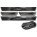 Black Stainless Steel Door Sill Moldings Fits Mazda CX-60 (KH_) 2022- 'Performance Special Edition', Thumbnail 5