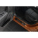 Black stainless steel Door sills suitable for Renault Captur II 2020- 'Lines' - 4-piece, Thumbnail 2