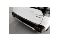 Black Stainless Steel Rear Bumper Protector suitable for Suzuki S-Cross II 2022- 'Ribs'