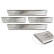 Stainless Steel Door Sill Moldings Fits Ford Ranger VI 2022- 'Lines' - 4-Piece, Thumbnail 5