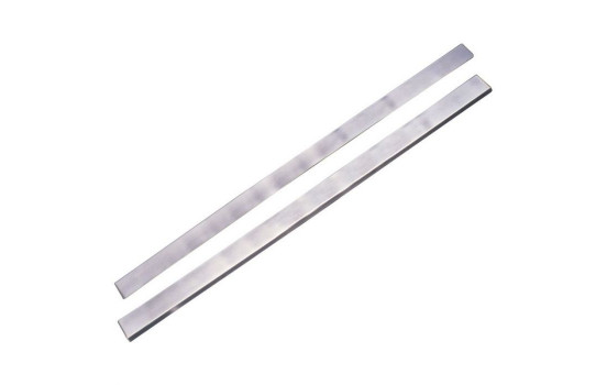 Stainless steel door sill plates Opel Corsa B 5-door 1993-2000 - brushed - 4-piece