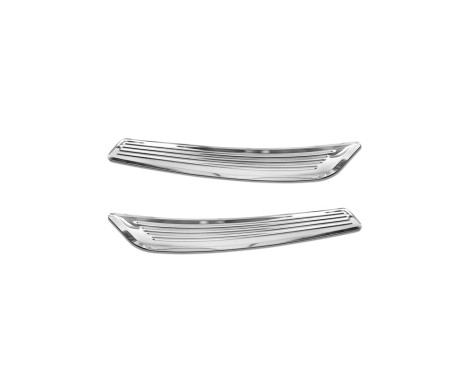 Stainless steel door sill suitable for Mercedes C-Class W205 2014-2019 & FL 2019- 2-piece, Image 4