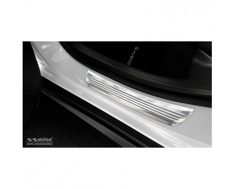 Stainless steel door sill suitable for MercedesÂ GLC/GLC CoupeÂ 2015-2019 & FL 2019- 2-piece