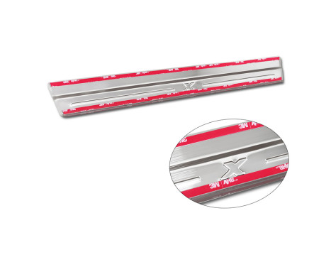 Stainless steel door sills suitable for Toyota Aygo, Image 6