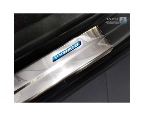 Stainless steel door sills Toyota C-HR 2016- - 'Hybrid' - 4-piece, Image 4