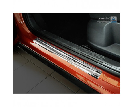 Stainless steel door sills Volkswagen T-Roc 2017- - 'Sportline' - 4-piece