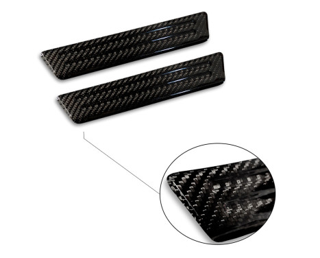 3D Black Carbon Door Sill Fitting for Volkswagen Tiguan II 2016-/Arteon 2017-/Passat Sedan&Vari, Image 4