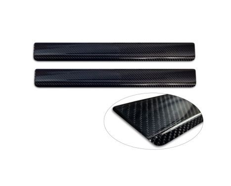 3D Black Carbon Door Sill Moldings suitable for Mercedes Vito & V-Class 2014-2019 & Facelift 2019- 2-part, Image 4