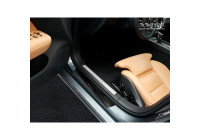 3D Black Carbon Door Sill Volvo V60 II 2018- 4-piece