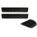Aluminium Entry Mouldings 'Riffled Plate' suitable for Renault Express 2021- - 2-piece - Black, Thumbnail 4