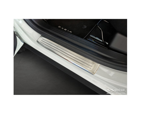 Avisa stainless steel door sill moldings suitable for Dacia Duster III 2024-, Image 2