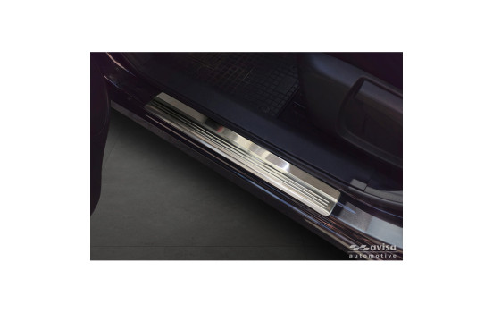 Avisa stainless steel door sill moldings suitable for Nissan Qashqai II 2013-2017 & Facelift 2017-2020, Image 2
