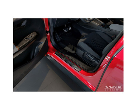 Avisa stainless steel door sills suitable for various VAG/MG models