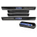 Black glossy stainless steel Door sills suitable for BMW X7 G07 2019- 'Hybrid' - 4-piece, Thumbnail 5
