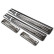 Black glossy stainless steel Door sills suitable for Honda Civic X HB 5-door 2017- 'Sportline' - 4-piece, Thumbnail 5