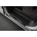 Black glossy stainless steel door sills suitable for Volkswagen Multivan T7 2021- 'Hybrid' - 4 pieces, Thumbnail 2