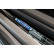 Black glossy stainless steel Door sills suitable for Volvo V90 2016- 'Hybrid' - 4-piece, Thumbnail 2