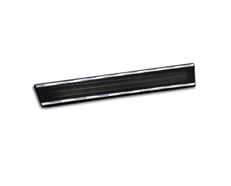 Black Stainless Steel Door Sill Moldings Fits Ford Tourneo Courier II 2023- 'Lines' - 4-Piece, Image 6