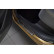 Black stainless steel door sill moldings suitable for Skoda Kodiaq II (PS7) 2024- 'Lines' - 4-piece, Thumbnail 3