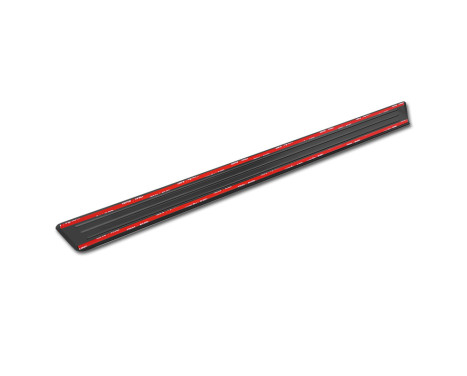Black stainless steel door sill moldings suitable for Skoda Kodiaq II (PS7) 2024- 'Lines' - 4-piece, Image 6