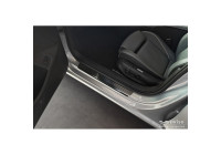 Black stainless steel door sill moldings suitable for Volkswagen Passat Variant (CJ5) incl. R-Line & Hybrid 2024- - 