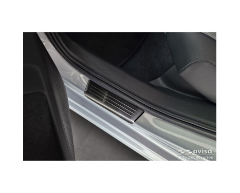 Black stainless steel door sill moldings suitable for Volkswagen Passat Variant (CJ5) incl. R-Line & Hybrid 2024- - , Image 4