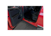 Black stainless steel door sill moldings suitable for Volkswagen Tiguan II 2016-2020 & FL 2020- incl. Allspace 2017-