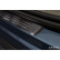 Black stainless steel door sill moldings suitable for Volvo XC60 II 2017-2021 & FL 2021- incl. R-Design - 'Lines, Thumbnail 3