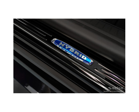 Black Stainless Steel Door Sill suitable for Ford Kuga III 2019- 'Hybrid' - 4-piece, Image 3