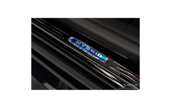 Black Stainless Steel Door Sill suitable for Ford Kuga III 2019- 'Hybrid' - 4-piece, Image 3
