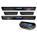 Black Stainless Steel Door Sill suitable for Ford Kuga III 2019- 'Hybrid' - 4-piece, Thumbnail 5