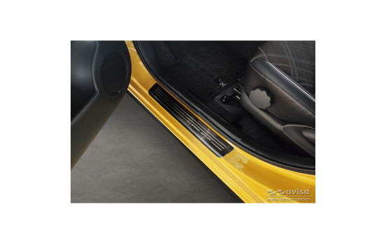 Black Stainless Steel Door Sill suitable for Mitsubishi Space Star Facelift 2020- - 'Special Edition' - 4-de, Image 2