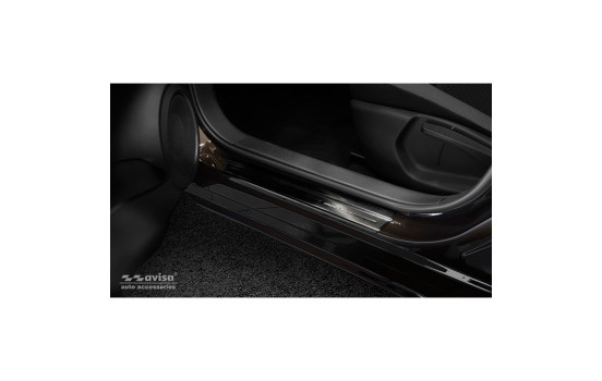 Black Stainless Steel Door Sill suitable for Nissan Juke II 2019- 'Special Edition' -Â 4-piece