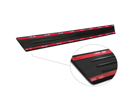 Black stainless steel door sill suitable for Renault Kangoo III Furgon 2021- - 'Special Edition' - 4-piece, Image 6