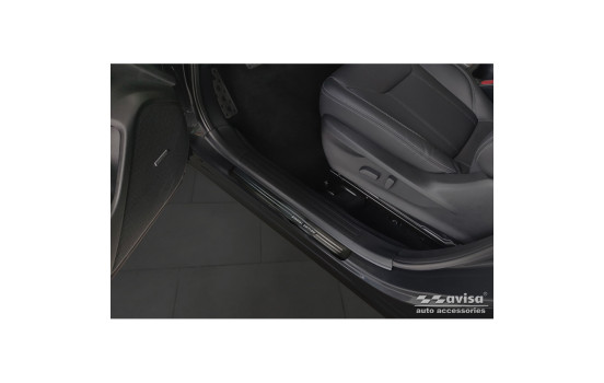 Black Stainless Steel Door Sill suitable for Subaru Forester (SK) 2018- - 'Special Edition' - 4-piece