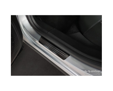 Black stainless steel door sills suitable for Citroën C4 III 2020- 'Special Edition' - 4-piece, Image 4