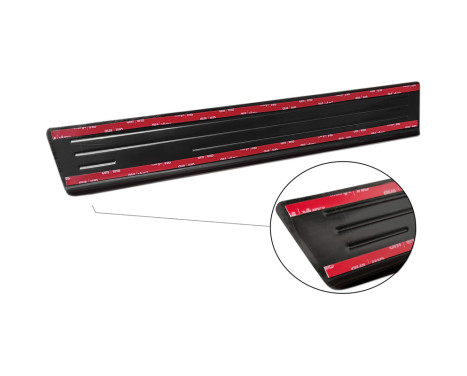 Black stainless steel door sills suitable for Citroën C4 III 2020- 'Special Edition' - 4-piece, Image 6