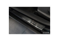 Black stainless steel door sills suitable for Ford EcoSport Facelift 2017- - 'Special Edition' - 4-piece
