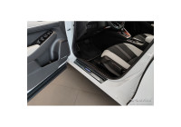 Black stainless steel Door sills suitable for Honda HR-V 2021- 'Hybrid' - 4 pieces