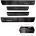 Black stainless steel door sills suitable for Renault Zoe FL 2019- 'Special Edition' - 4-piece, Thumbnail 5