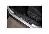 Black stainless steel door sills suitable for Skoda Enyaq iV 2020- - 'Special Edition' - 4-piece