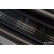 Black stainless steel door sills suitable for Tesla Model S 2012-2016 & Facelift 2016 - 'Lines' - 4-piece, Thumbnail 3