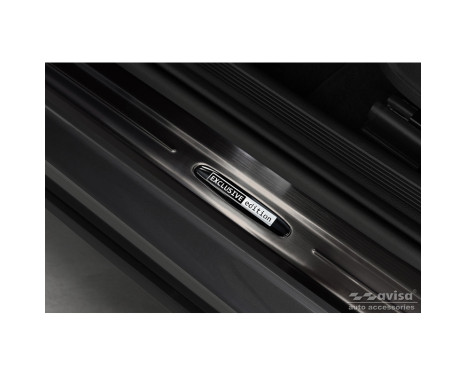 Black stainless steel Door sills suitable for Volkswagen Taigo 2021- 'Exclusive Edition' - 4 pieces, Image 3