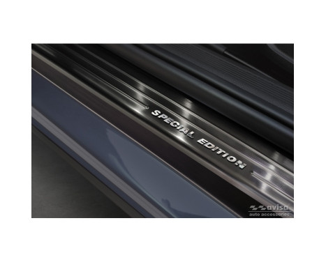 Black stainless steel Door sills suitable for Volkswagen VI Polo 2017- - 'Special Edition' - 4-piece, Image 2